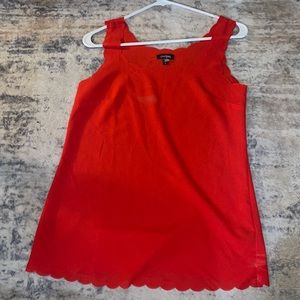 NWOT Scalloped Top